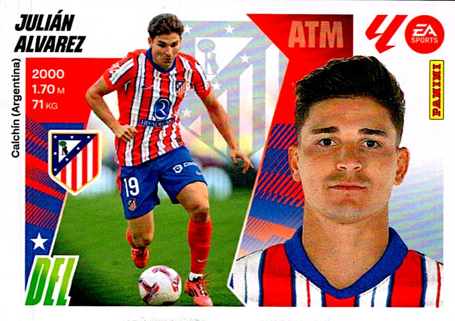 LIGA ESTE 2025/2026 ATLÉTICO DE MADRID JULIAN ALVAREZ Nº19