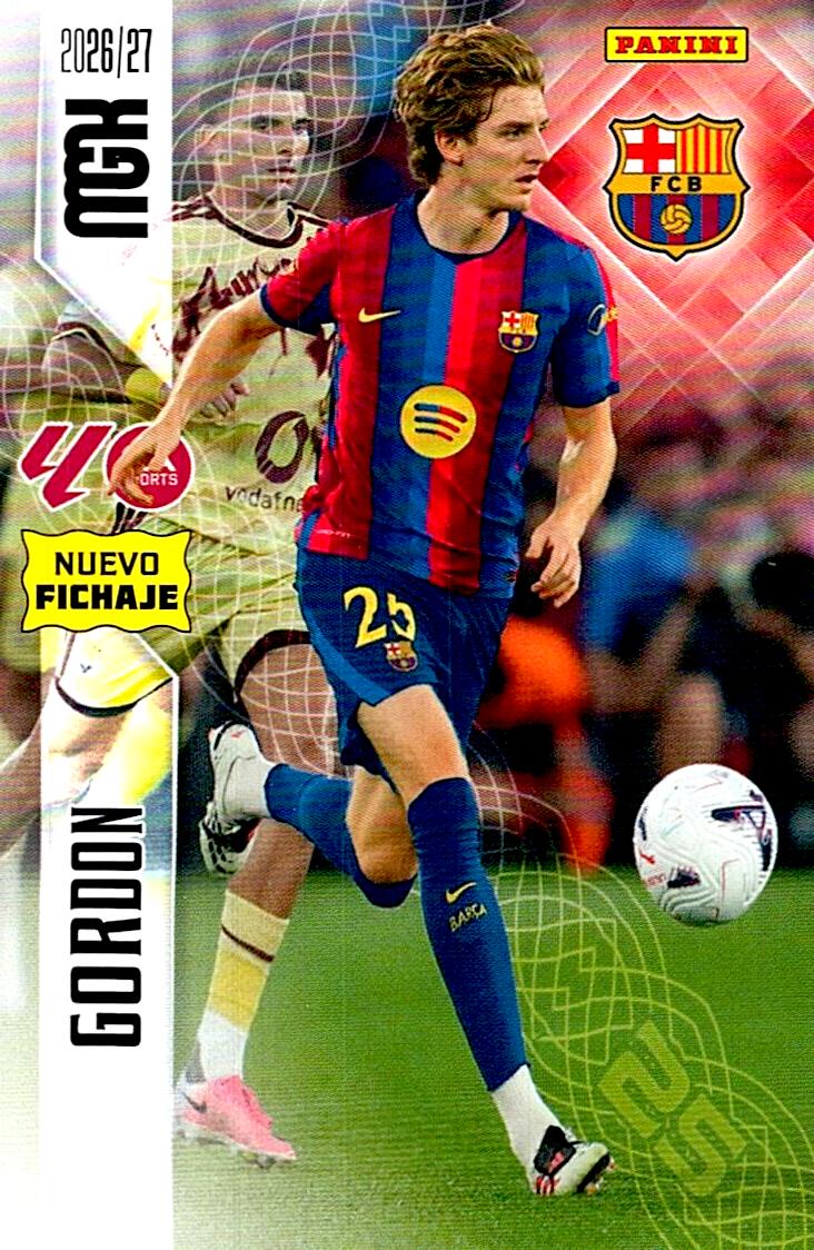 MEGACRACKS 2026/2027 GORDON NUEVO FICHAJE Nº468 SEGUNDA EDICION