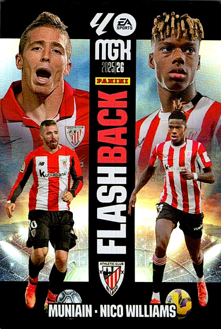 MEGACRACKS 2025/2026 MUNIAIN / NICO WILLIAMS FLASH BACK Nº429