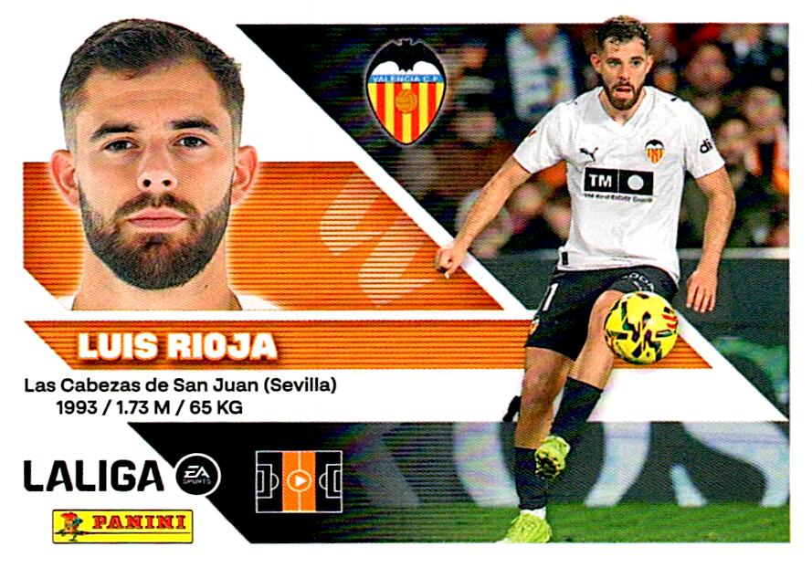 LIGA ESTE 2026/2027  VALENCIA CF LUIS RIOJA Nº14