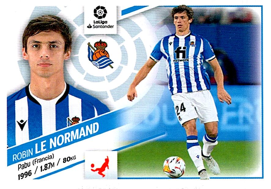 Cromo Liga Este 2022/2023 LE NORMAND REAL SOCIEDAD Nº8