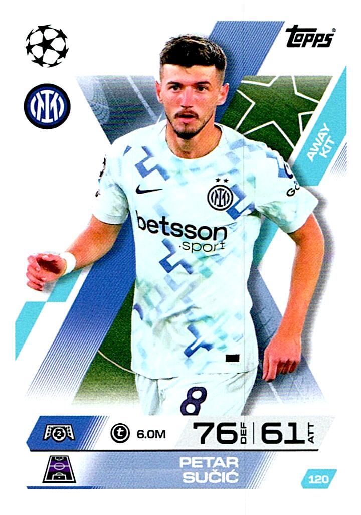 TOPPS MATCH ATTAX EXTRA 2025/26 PETAR SUCIC Nº120