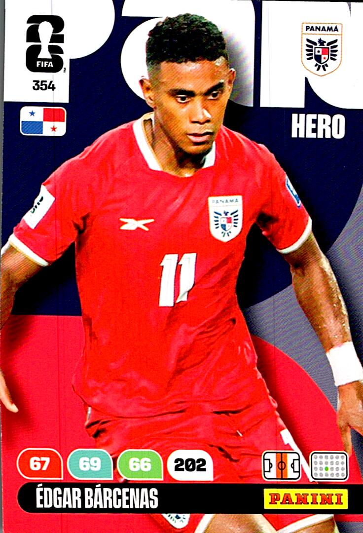 ADRENALYN WORLD CUP 2026 EDGAR BARCENAS PANAMA Nº354