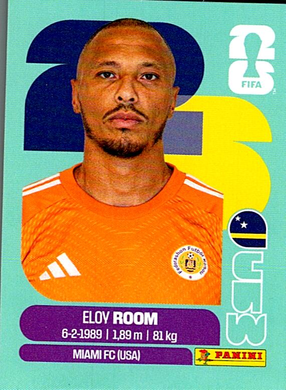 STICKERS FIFA WORLD CUP 2026 ELOY ROOM NºCUW 2