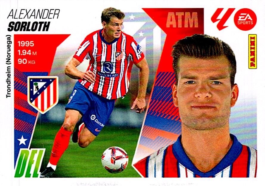 LIGA ESTE 2025/2026 ATLÉTICO DE MADRID SORLOTH Nº20