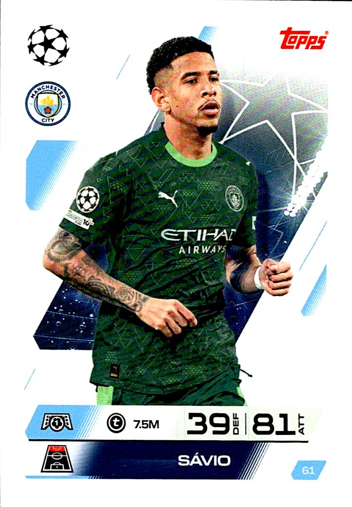 MATCH ATTAX CHAMPIONS LEAGUE 2025/2026 SAVIO Nº61