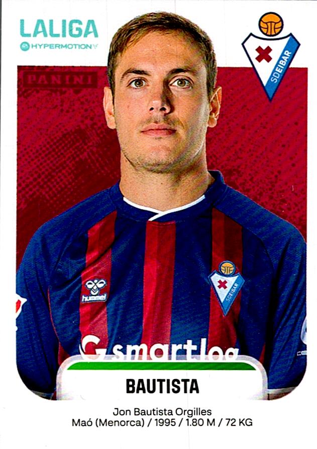 LALIGA HYPERMOTION 2025-26 BAUTISTA EIBAR Nº210