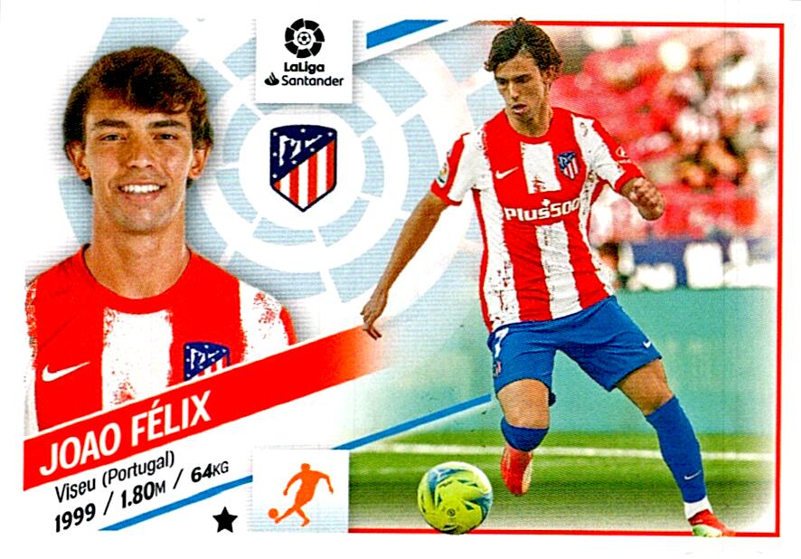 Cromo Liga Este 2022/2023 JOAO FELIX ATLETICO DE MADRID Nº17