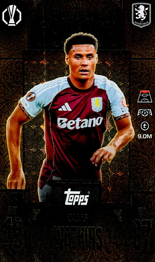 TOPPS MATCH ATTAX EXTRA 2025/26 OLLIE WATKINS KINGS OF EUROPE Nº232