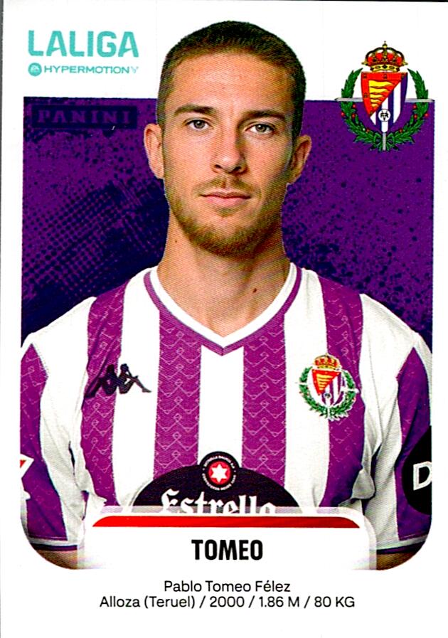 LALIGA HYPERMOTION 2025-26 TOMEO VALLADOLID Nº387