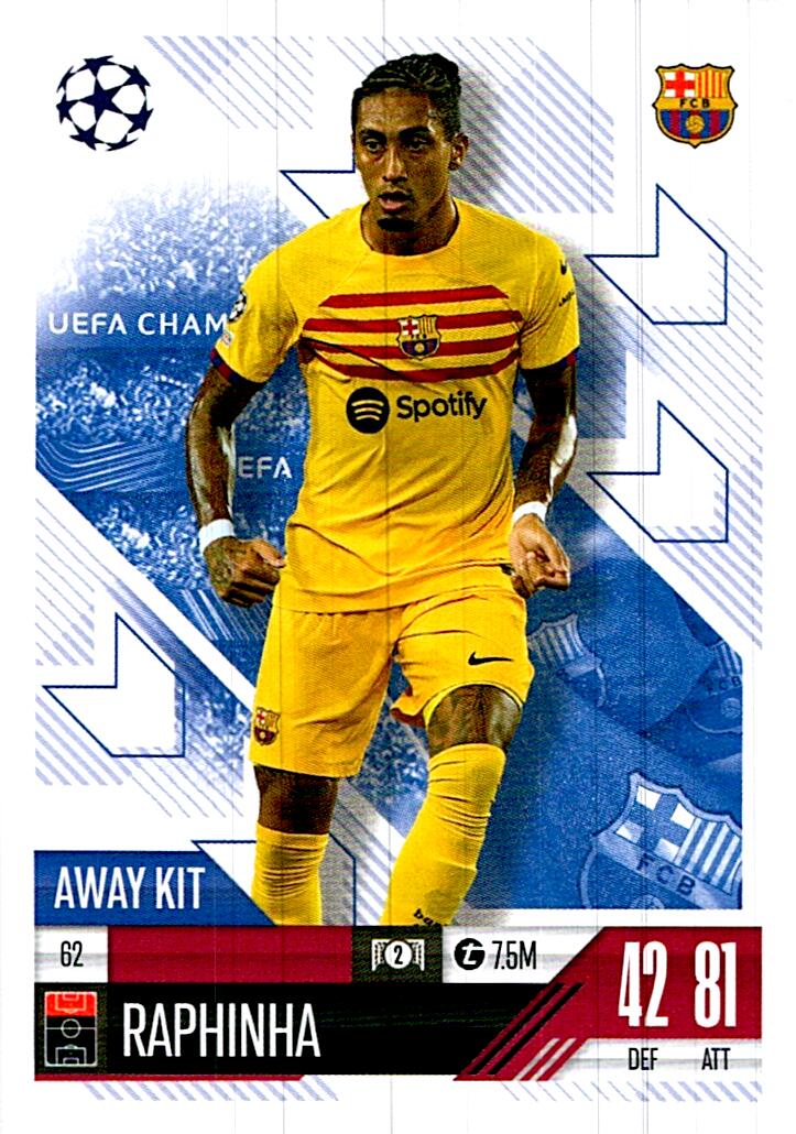 Match Attax Extra 2025 Raphinha nº62