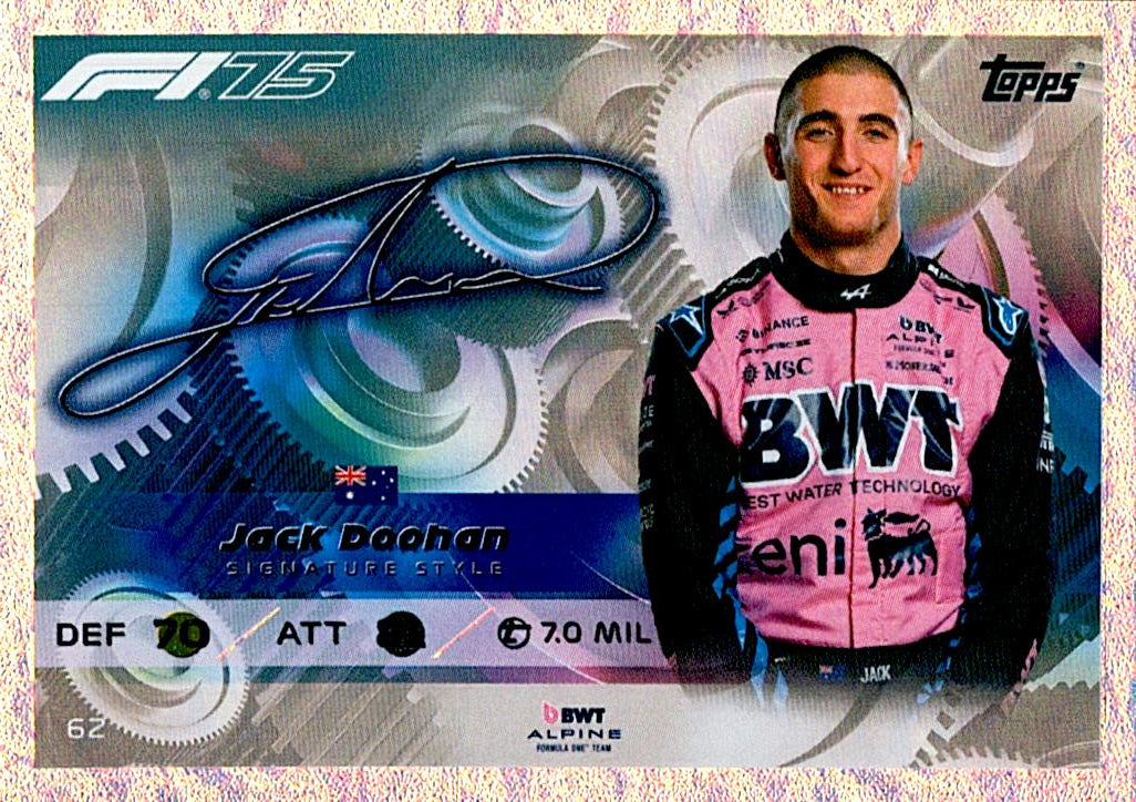 Turbo Attax 2025 JACK DOOHAN AUTO nº62