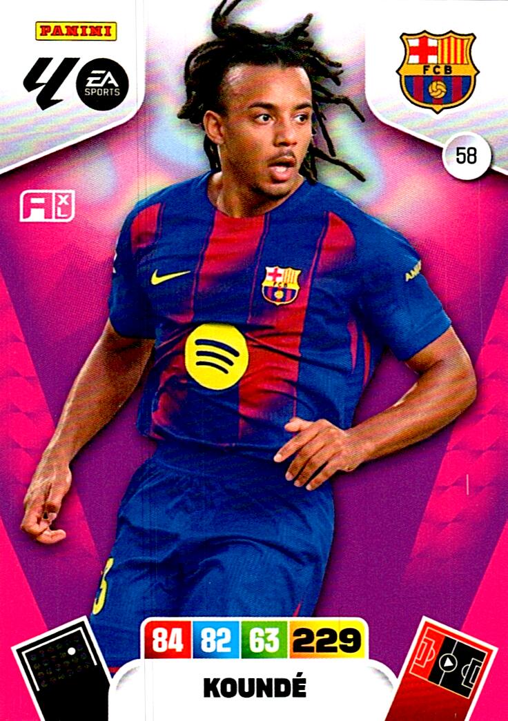 ADRENALYN LA LIGA 2025/2026 KOUNDE FC BARCELONA Nº58