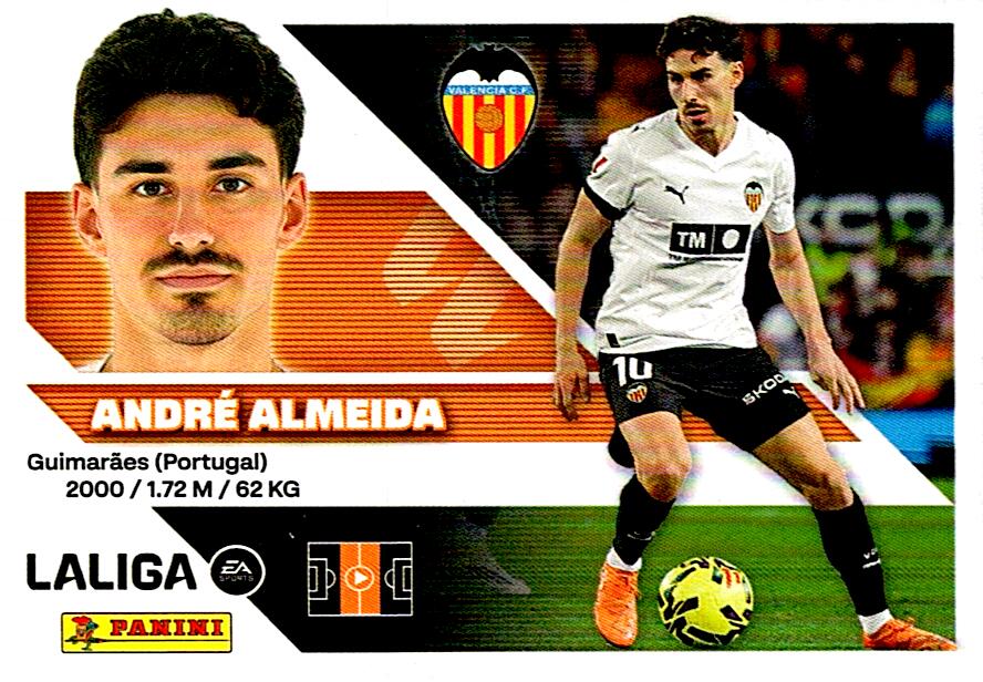LIGA ESTE 2026/2027  VALENCIA CF ANDRÉ ALMEIDA Nº16