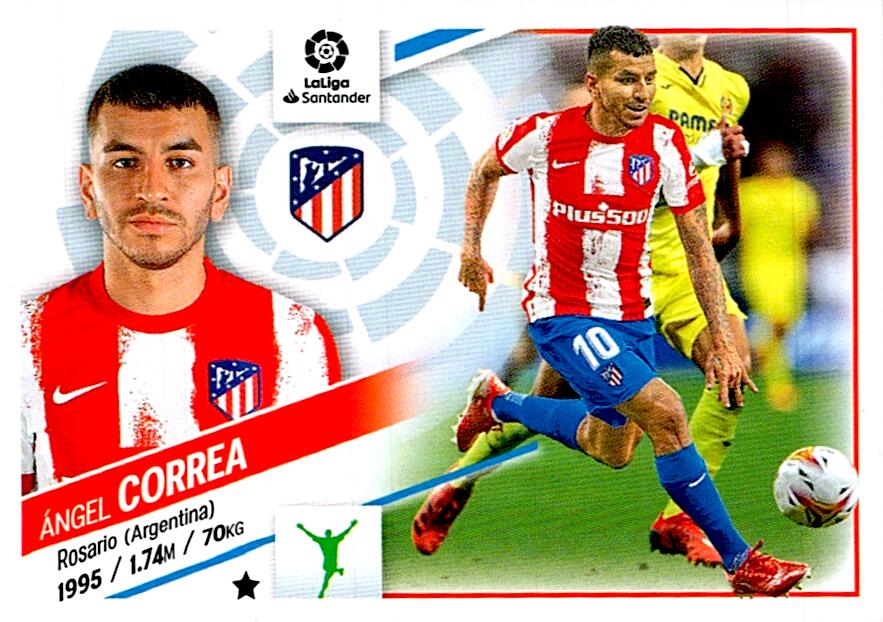 Cromo Liga Este 2022/2023 CORREA ATLETICO DE MADRID Nº18