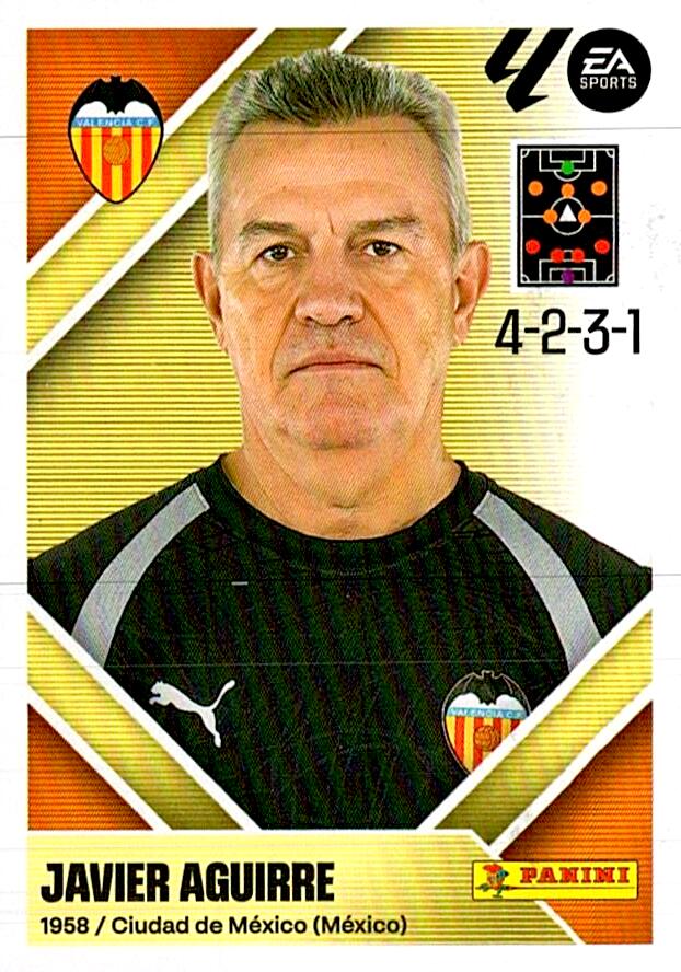 LIGA ESTE 2026/2027 JAVIER AGUIRRE Nº2 BIS COLOCA CUARTA EDICION