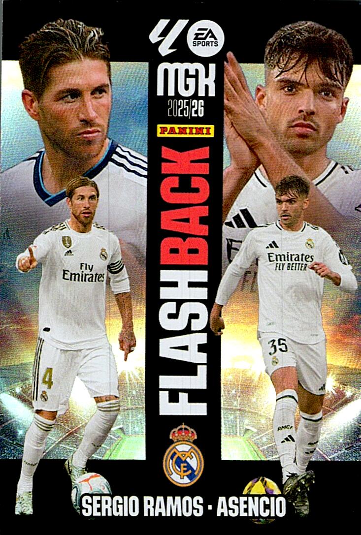 MEGACRACKS 2025/2026 SERGIO RAMOS / ASENCIO FLASH BACK Nº431