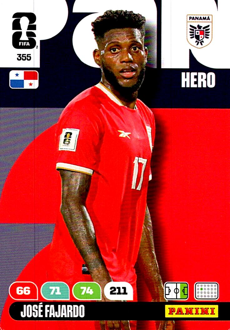 ADRENALYN WORLD CUP 2026 JOSE FAJARDO PANAMA Nº355