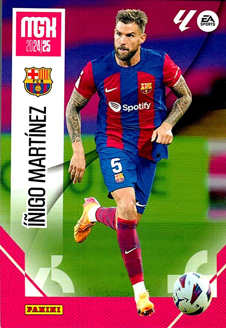 Megacracks 2024/2025 IÑIGO MARTINEZ FC Barcelona Nº 80