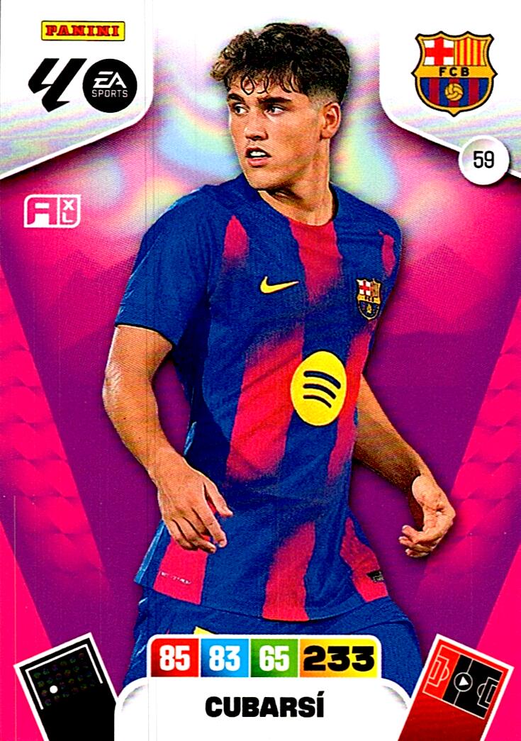 ADRENALYN LA LIGA 2025/2026 CUBARSI FC BARCELONA Nº59
