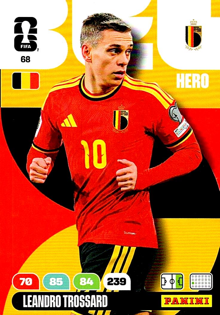 ADRENALYN WORLD CUP 2026 LEANDRO TROSSARD BELGIUM Nº68