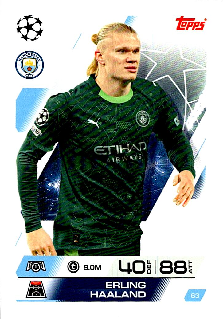 MATCH ATTAX CHAMPIONS LEAGUE 2025/2026 ERLING HAALAND Nº63