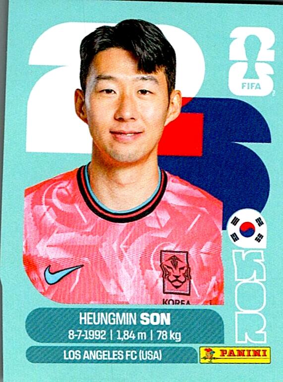 STICKERS FIFA WORLD CUP 2026 HEUNGMIN SON NºKOR 18