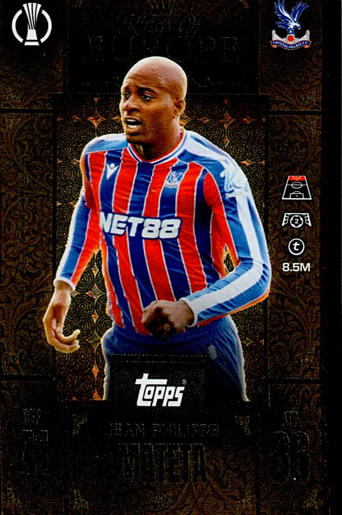 TOPPS MATCH ATTAX EXTRA 2025/26 JEAN-PHILIPPE MATETA KINGS OF EUROPE Nº234