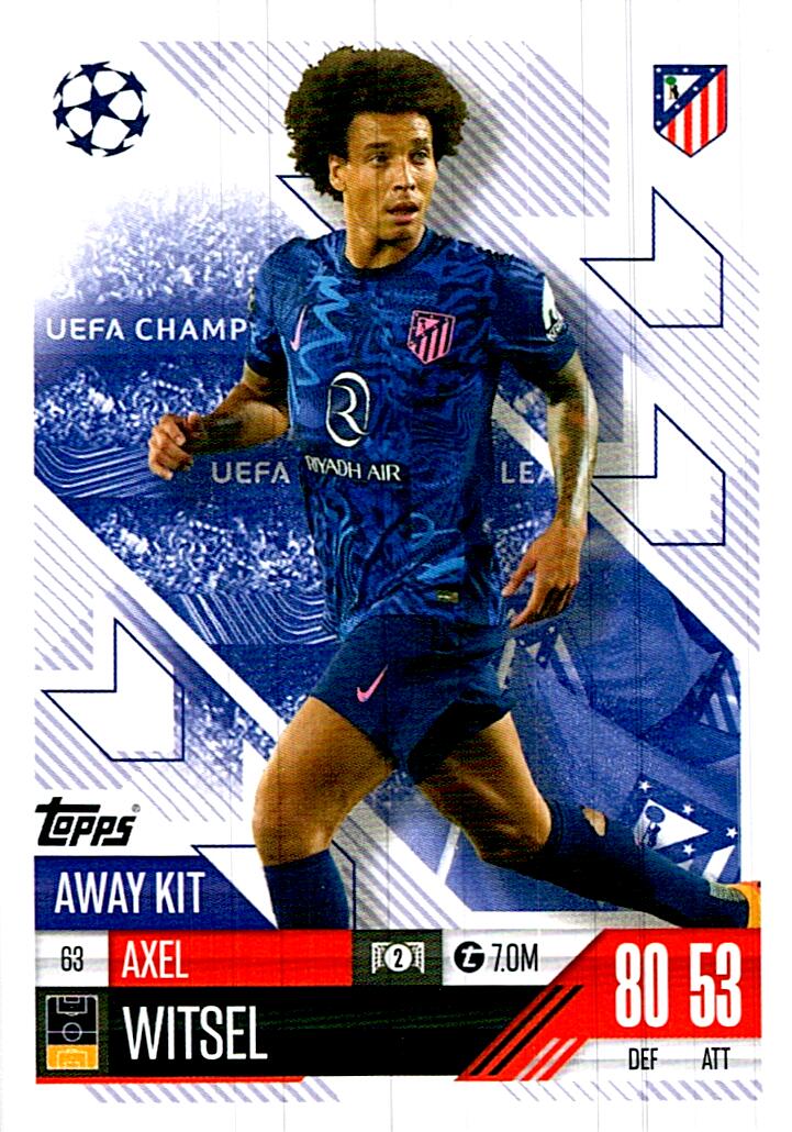Match Attax Extra 2025 Axel Witsel nº63