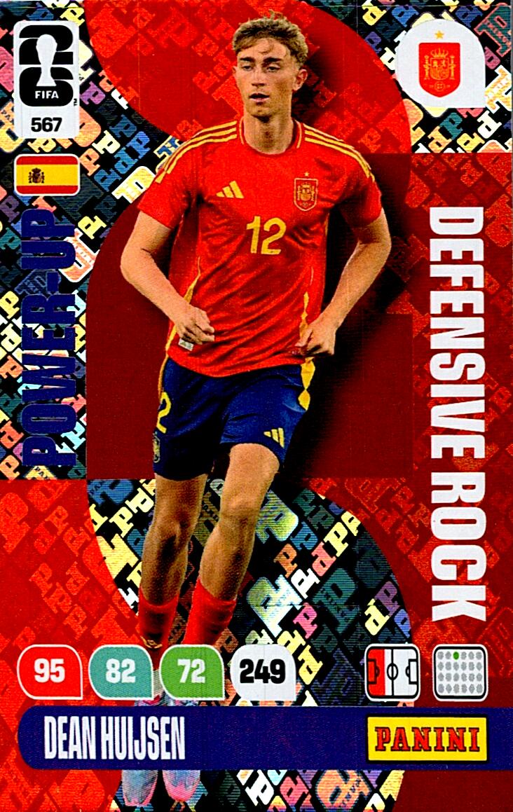 ADRENALYN WORLD CUP 2026 DEAN HUIJSEN DEFENSIVE ROCK Nº567