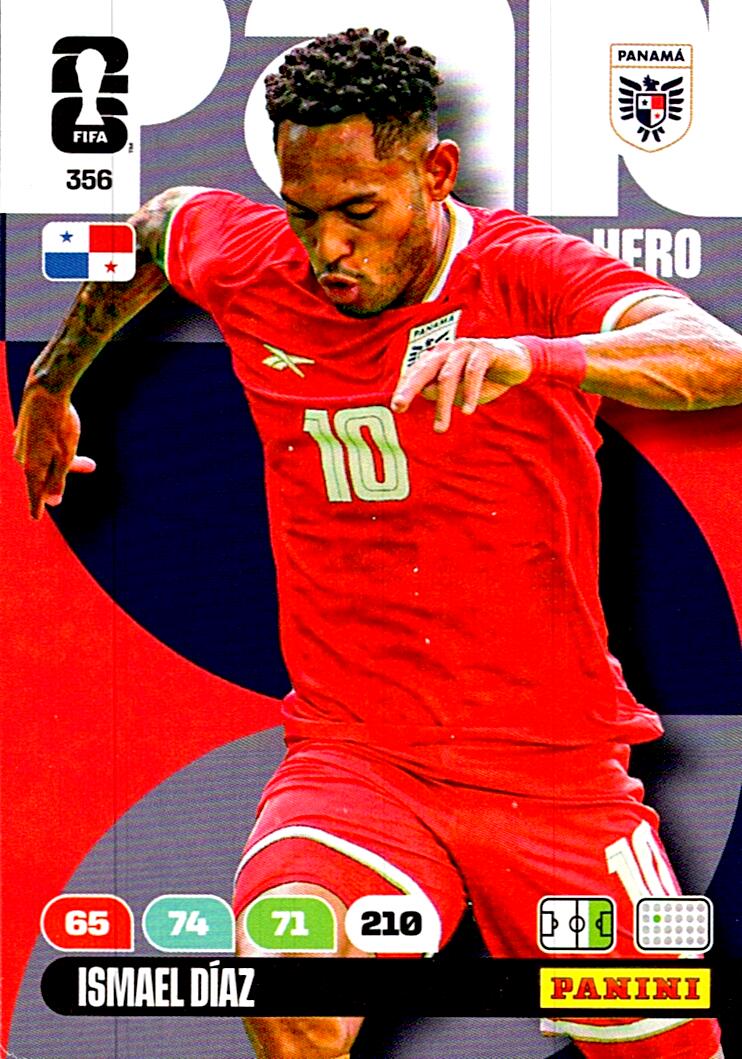 ADRENALYN WORLD CUP 2026 ISMAEL DIAZ PANAMA Nº356