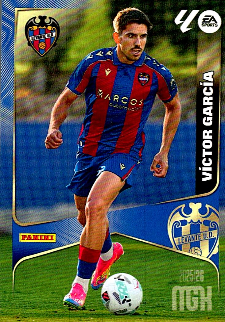 MEGACRACKS 2025/2026 VICTOR GARCIA LEVANTE UD Nº208 SEGUNDA EDICION
