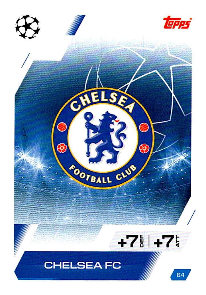 MATCH ATTAX CHAMPIONS LEAGUE 2025/2026 ESCUDO CHELSEA FC Nº64