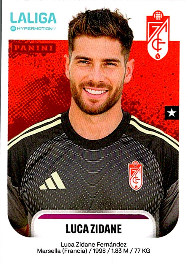 LALIGA HYPERMOTION 2025-26 LUCA ZIDANE GRANADA Nº213