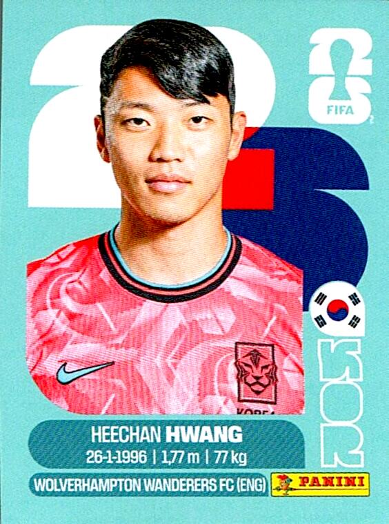 STICKERS FIFA WORLD CUP 2026 HEECHAN HWANG NºKOR 19