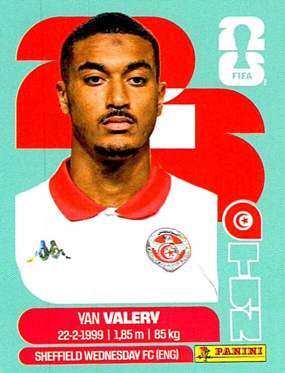 STICKERS FIFA WORLD CUP 2026 YAN VALERY NºTUN 4
