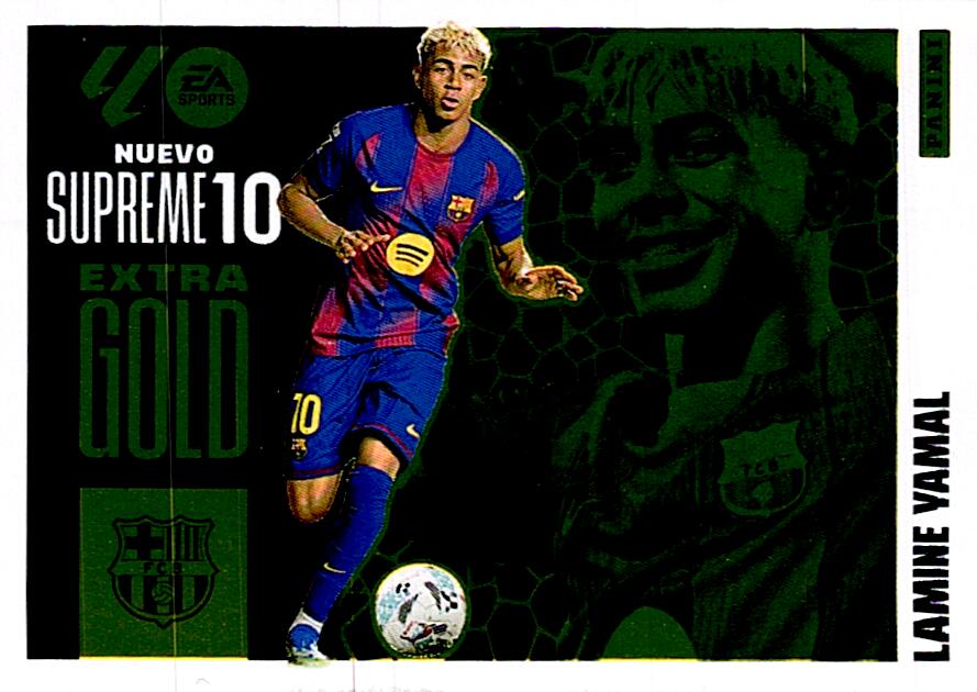 LIGA ESTE 2025/2026 LAMINE YAMAL NUEVO SUPREME 10 CUARTA EDICION