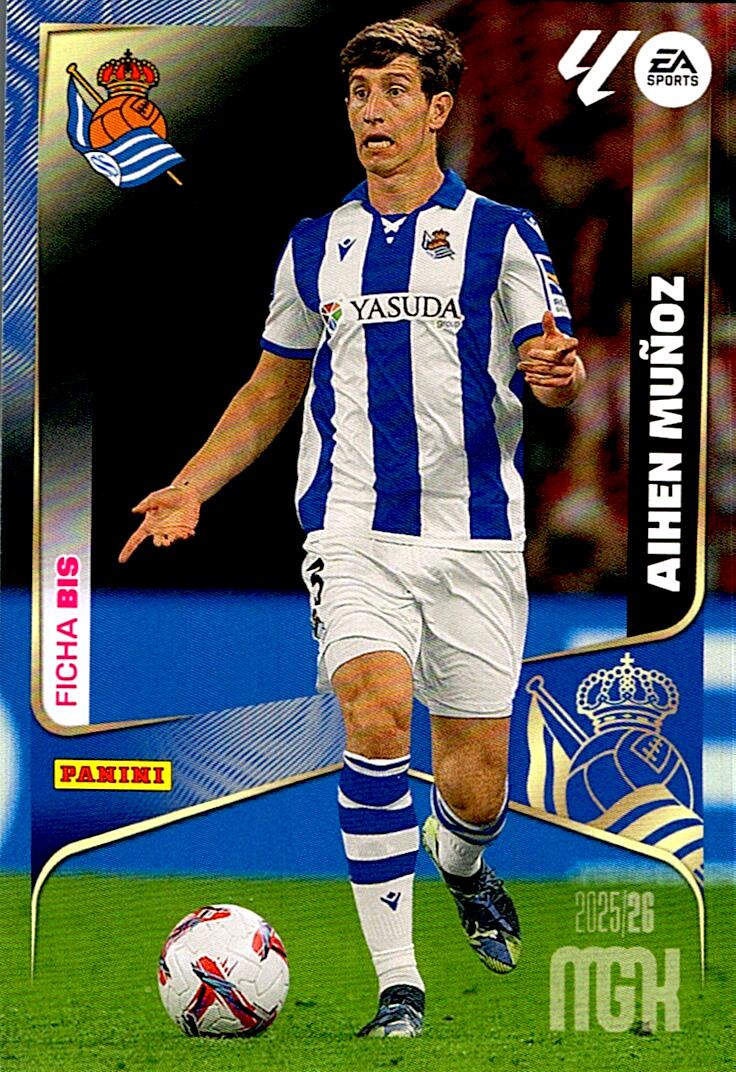 MEGACRACKS 2025/2026 AHIEN MUÑOZ REAL SOCIEDAD Nº314BIS TERCERA EDICION