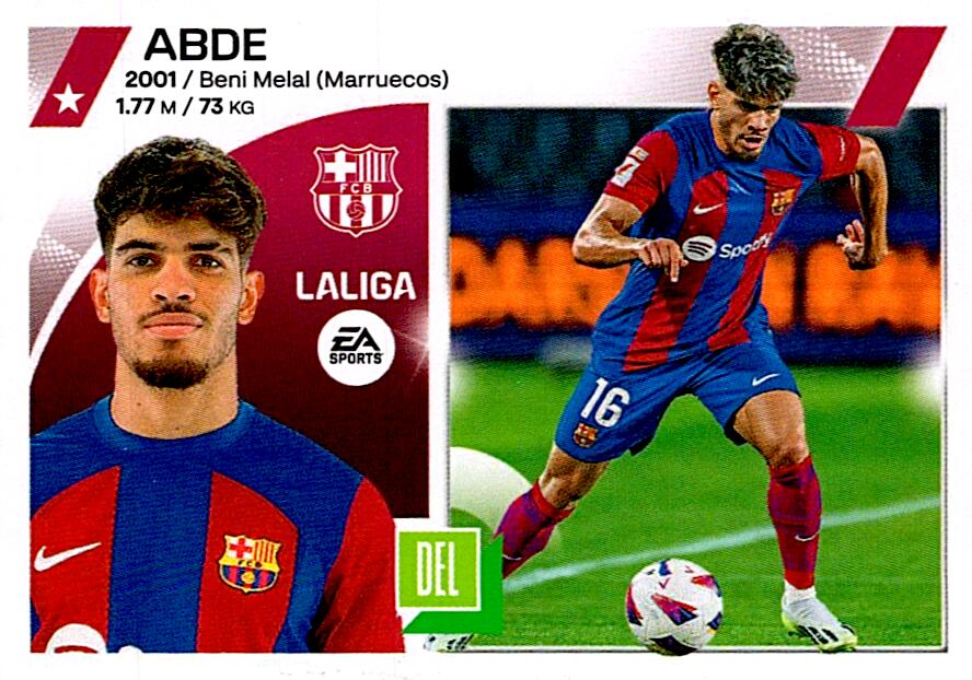 LIGA ESTE 2023/24 ABDE FC BARCELONA Nº18 BIS COLOCA TERCERA EDICION