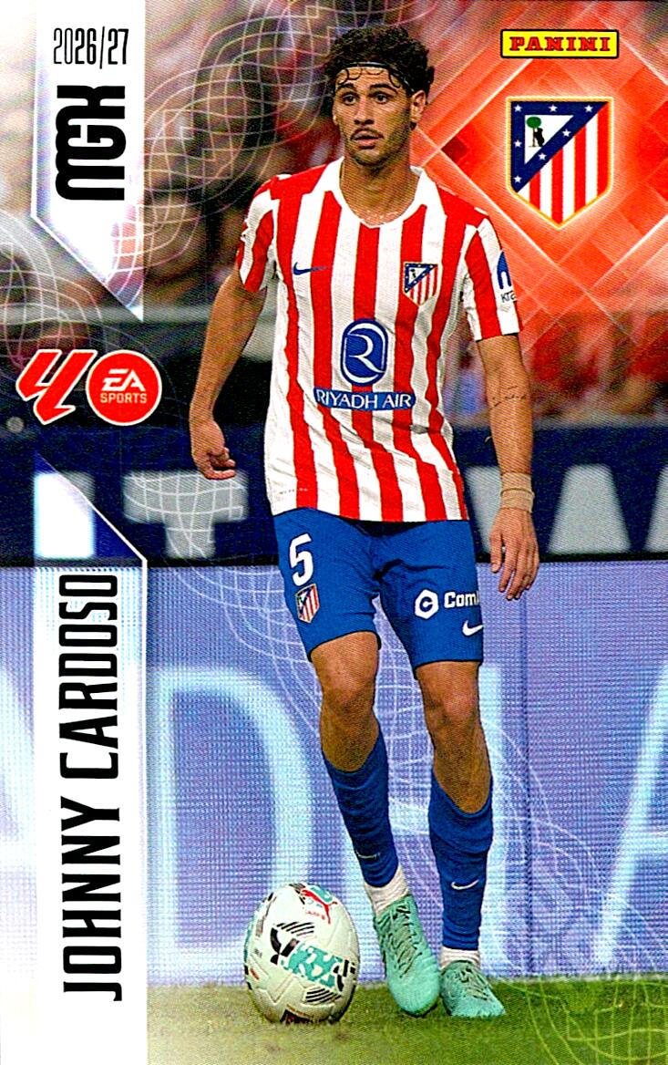 MEGACRACKS 2026/2027 JOHNNY CARDOSO ATLÉTICO DE MADRID Nº66