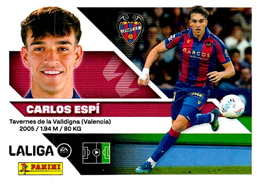 LIGA ESTE 2026/2027  LEVANTE UD CARLOS ESPÍ Nº20