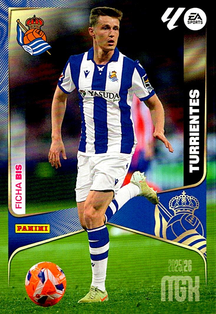 MEGACRACKS 2025/2026 TURRIENTES REAL SOCIEDAD Nº315BIS TERCERA EDICION