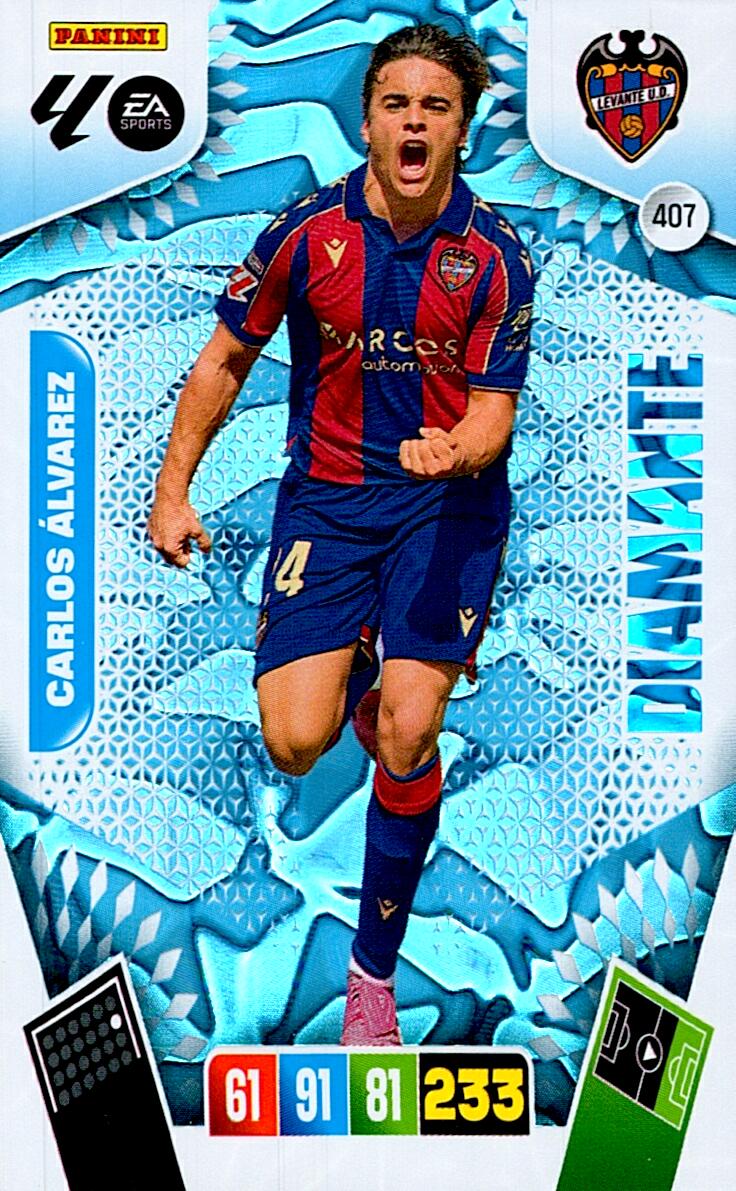 ADRENALYN LA LIGA 2025/2026 CARLOS ALVAREZ DIAMANTE Nº407