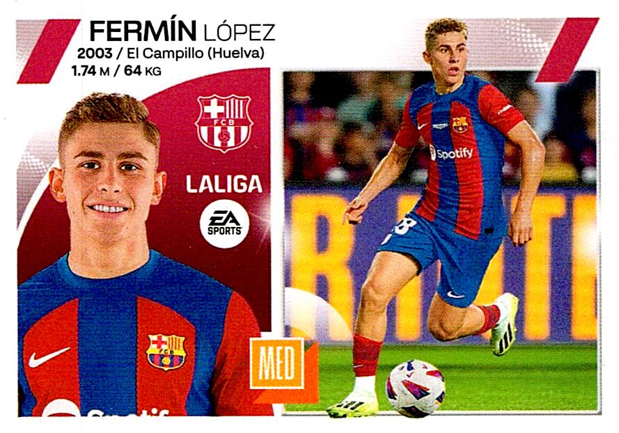 LIGA ESTE 2023/24 FERMIN FC BARCELONA Nº18 BIS/2 COLOCA CUARTA EDICION