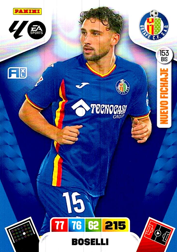 ADRENALYN LA LIGA 2025/2026 BOSELLI NUEVO FICHAJE Nº153 BIS