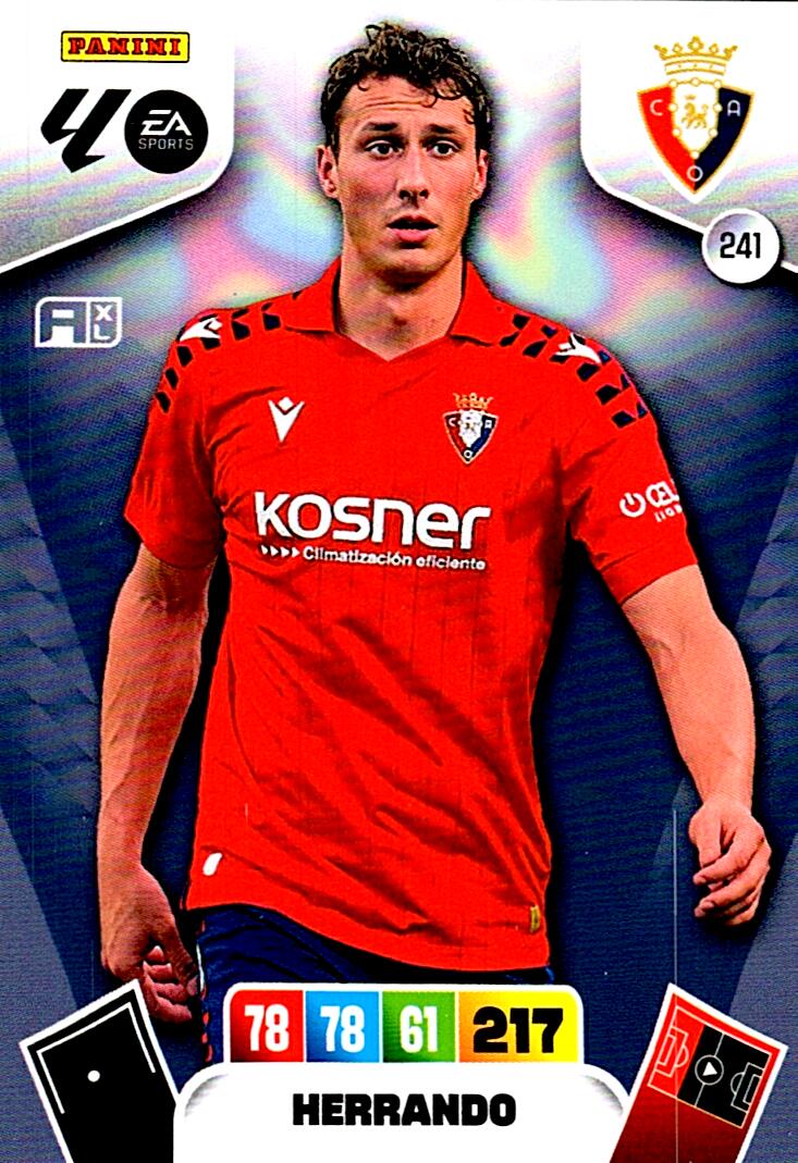 ADRENALYN LA LIGA 2025/2026 HERRANDO CA OSASUNA Nº241