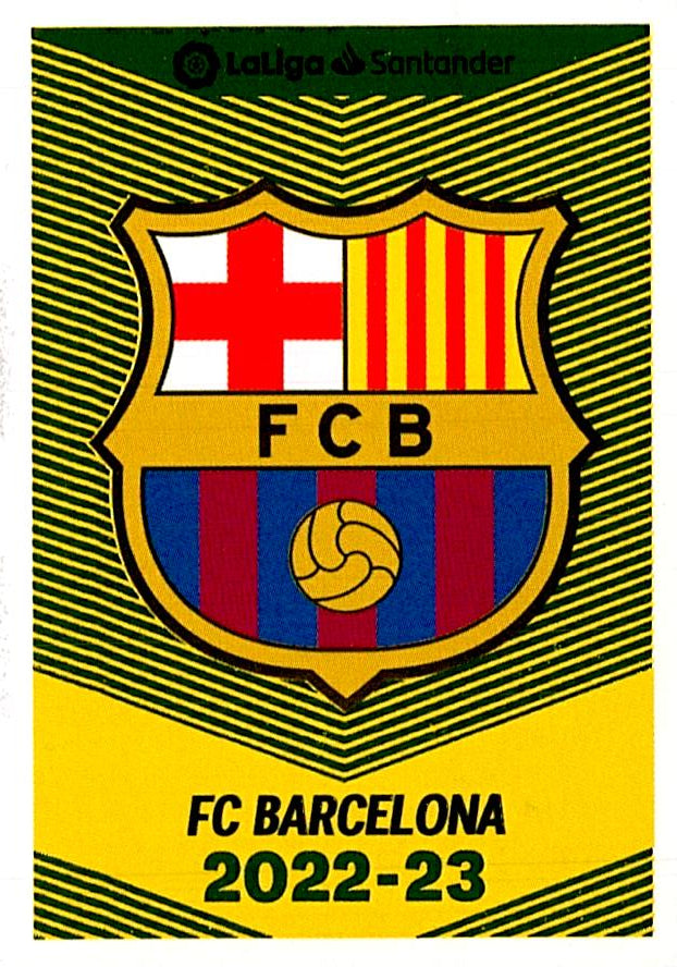 Cromo Liga Este 2022/2023 ESCUDO FC BARCELONA Nº1