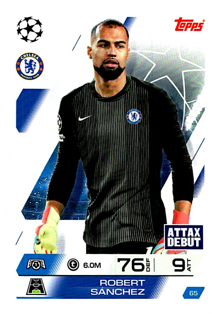 MATCH ATTAX CHAMPIONS LEAGUE 2025/2026 ROBERT SANCHEZ Nº65