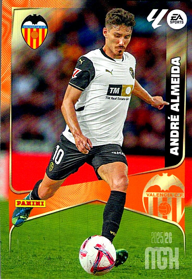 MEGACRACKS 2025/2026 ANDRE ALMEIDA VALENCIA CF Nº354