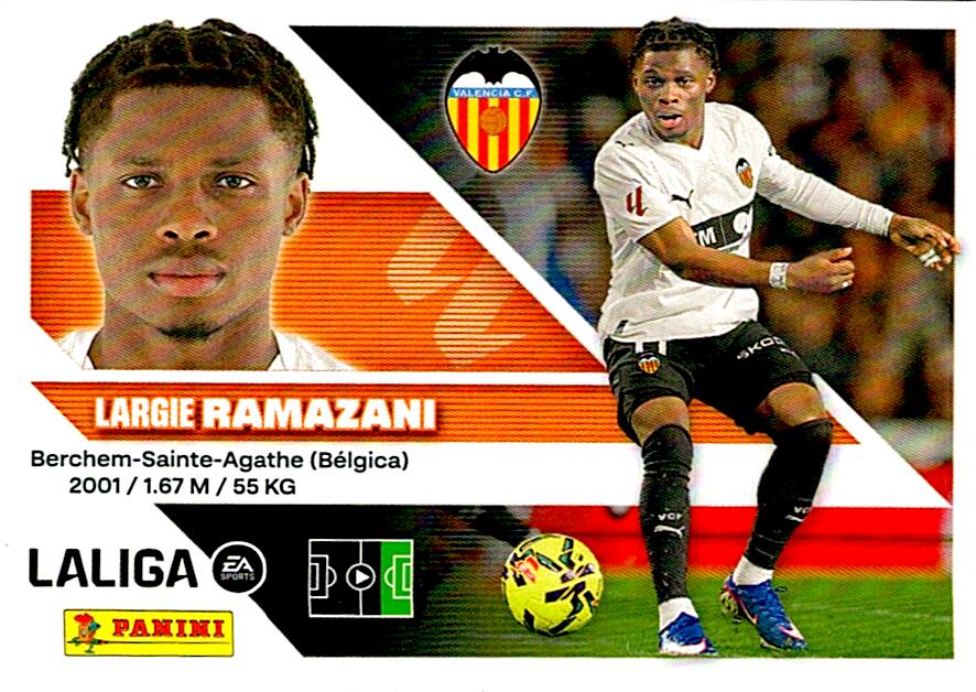 LIGA ESTE 2026/2027  VALENCIA CF RAMAZANI Nº19